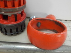 Ridgid Ratchet 12-R Pipe Threader Die Head lot 3/4&Prime;, 1 & 2&Prime;, 2&prime; Bar