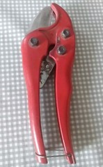 Vintage Ratchet PVC Pipe Cutter Tool Made In Taiwan Steel Cuts Up to 1 1/2 Inch