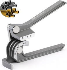 Portable Grey Tube Bender with Comfortable Grip for Plumbing & Automotive Tasks
