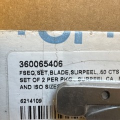 Georg Fischer Peeler Surpeel Replacement Blade Set 360065406 1/2-1 Inch CTS