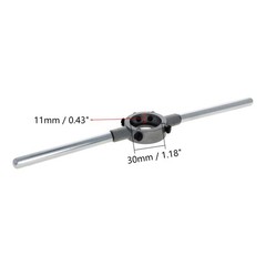 Die Stock Handle Wrench 30mmx11mm M10-M11 Metric Round Die Holder 1Pcs