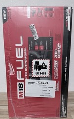 Milwaukee 2772A-21 M18 FUEL 18V 5/16-Inch x 35-Foot Cordless Drain Snake Kit NEW