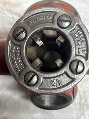 Vintage RIDGID No. 30 Three-Way Pipe Threader 3/8&Prime;, 1/2&Prime; & 3/4&Prime; Dies w/Handle