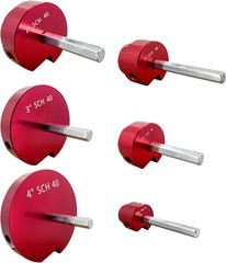 6&times;For PPRK6 Plastic Pipe Fitting Reamer Kit for 1/2&Prime; drills PVC Pipe Reamer Tool