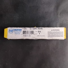 MORSE 1/4-18 NPTF TPR PIPE ($25 OBO)