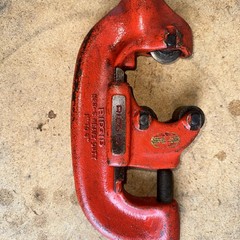Used: Ridgid No. 3-S Pipe Cutter 1&Prime; to 3&Prime; Capacity Heavy Duty w/Handle USA