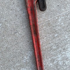 Vintage Hex Pipe Wrench By RIDGID, no.25, 25&Prime; Long &ndash; 1 to 2 &ndash; Ridge Tool Co USA