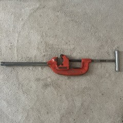 RIDGID NO 4-S Iron Pipe Cutter 2&Prime; to 4&Prime; Cap. Heavy Duty USA w Screw-In Handle