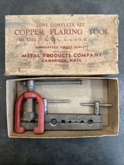 Vintage Copper Flaring Tool Set Metal Products Company Cambridge, MA USA