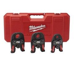 Open Box Milwaukee 49-16-2696 Black Iron Durable Press Jaw 1/2&Prime; &ndash; 1&Prime; Kit *read*