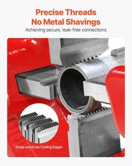 Right-Hand NPT Pipe Threading Dies 1in&ndash;2in HSS Material (4-Pack)