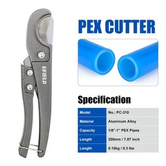 (Pack of 2) Pex Tubing Cutters for 1/8&Prime;, 3/8&Prime;, 1/2&Prime;, 5/8&Prime;, 3/4&Prime; Up to 1&Prime; Pex&hellip;