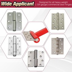 Door Hinge Adjustment Tool Hinge Bender Wrench for .134 Gauge Commercial Door&hellip;