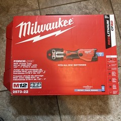 Milwaukee M12 FORCE LOGIC Press Tool Kit with Jaws &ndash; 2573-22 NEW SEALED