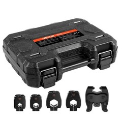VEVOR 5PCS ProPress Pressing Kit 4PCS Press Rings 1/2&Prime; to 1-1/4&Prime; & R8 Actuator