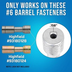 Jonard TTBW-158 Steel Barrel Plunger Tool for Water Utility Fastening Equipment
