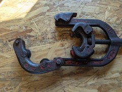 Reed No H 4 2/12&Prime;-4&Prime; Hinged Pipe Cutter Made In USA