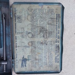 Vintage Imperial 93-FB Double Flaring Tool Kit