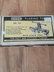 General 155 Industrial Flaring Tool 3/16&Prime;-5/8&Prime; with Screw Yoke Made In USA