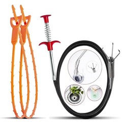 Drain Snake,116 inch Flexible Grabber Claw Pick Up Reacher Tool,Drain Clog Re&hellip;
