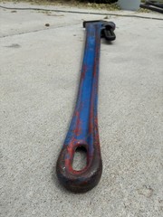 RIDGID Heavy Duty Straight Pipe Wrench 48 in Steel, 6 in Pipe Capacity