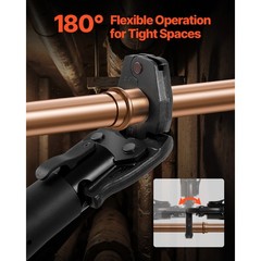 Uimoso 5PCS ProPress Kit with 4 Press Rings 1/2&Prime; to 1-1/4&Prime; & R8 Actuator
