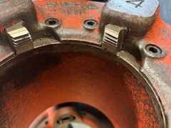 Ridgid 141 Pipe Threader Receding Threader 2 &frac12;&rdquo;-4&Prime; works fine good dies