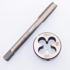 HSS M8 x 1mm Tap And M8 x 1.0mm Die Metric Thread Right Hand Repair Tool