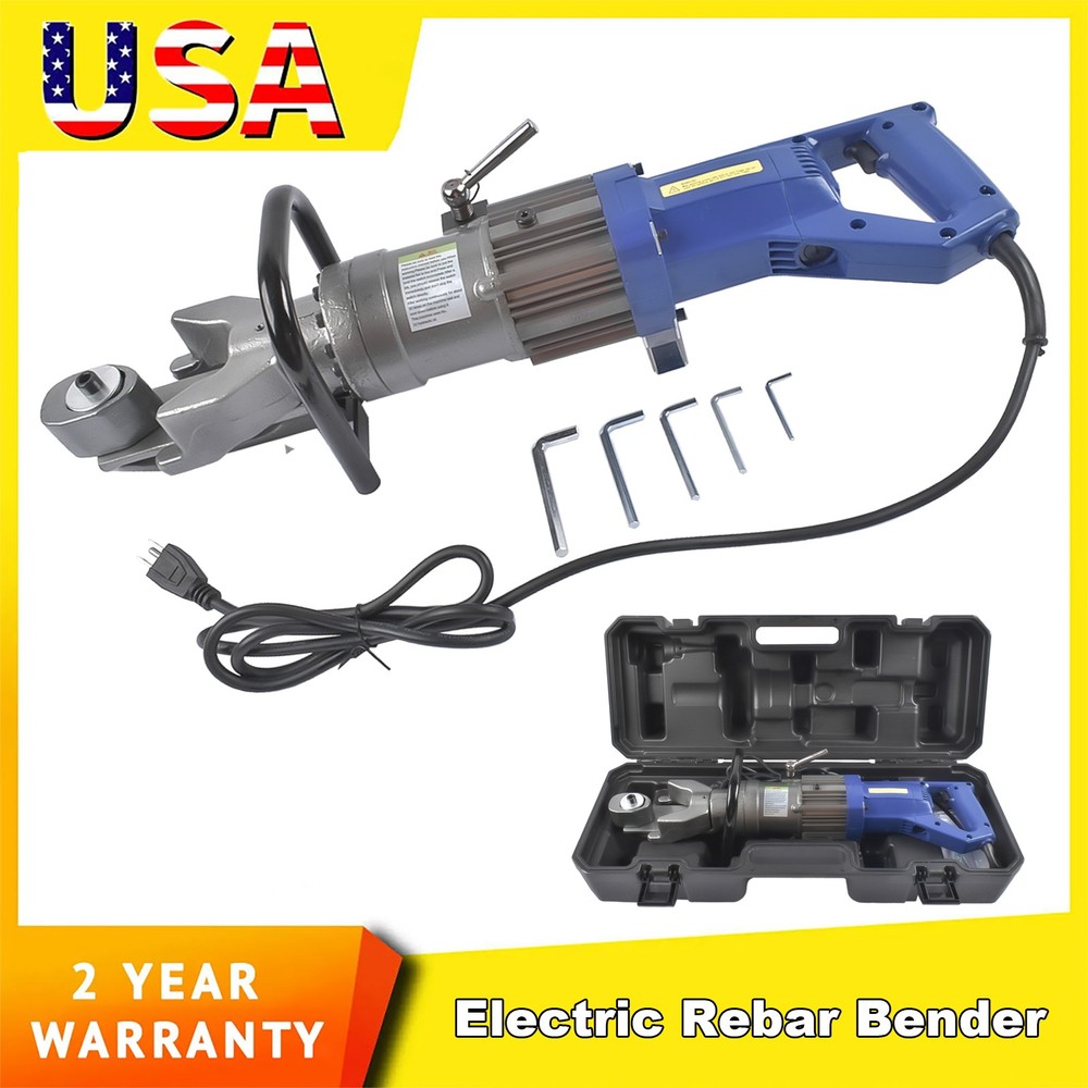 900W 110V HRB-16 Electric Hydraulic Rebar Bender,Bending Angle 0-130 Degrees