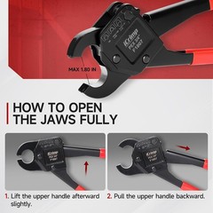 Icrimp Angle Head F1807 PEX Pipe Crimping Tool for Copper Rings &ndash; 3/4-Inch Angle