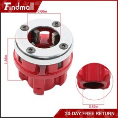 Findmall Ratchet Pipe Threader Kit Replacement 3/4&Prime; Dies Heavy Duty