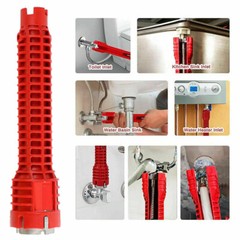 Faucet Sink Installer Multi-Purpose Wrench Non-Slip Handle Plumbing Wrench