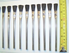 12 pieces Acid Flux Brushes 6&Prime; Long Plumbing Soder Glue Oil Grease Applications
