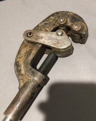 MARK MFG &ndash; No. 1 Vintage Roller Tube Pipe Cutter Heavy Duty 3 Wheel