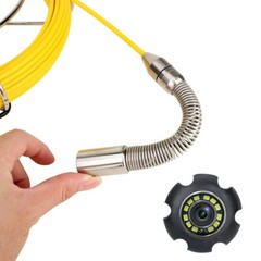 9&Prime; DVR Pipe Locator Industrial Drain Sewer Inspection Camera Self Leveling 40M
