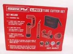 Tubing Cutting Set 4PCS Copper Pipe Cutter Mini Tube Cutter Deburring Tool Kits