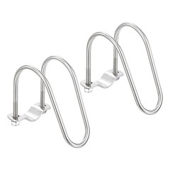 2pcs Cross Pipe Clamp 25mm x 50mm (0.98&Prime; x 1.97&Prime;) M6 Stainless Steel Tube Buckle