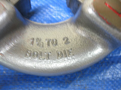 Ridgid 500B Bolt Die Head, 1-1/8 to 2 Inch Capacity with NEW 2&Prime; x 4-1/2 Dies
