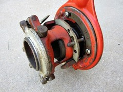Ridgid Tools No. 65R-TC Manual Receding Pipe Threader & Handle 36570 USA