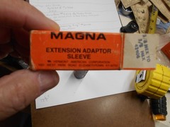 MAGNA PLUMBIT(2)1-1/8 Hole cutter for 3/4&Prime; Pipe & Extender
