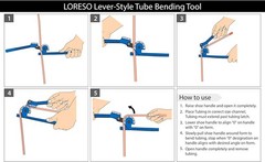 Aluminum Tube Bender: Compact 0-180&deg; Manual Tool for Efficient Pipe Bending