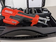RIDGID RP 115 Mini Press Tool Kit 1/2 in to 3/4 Copper Stainless and 1 Battery