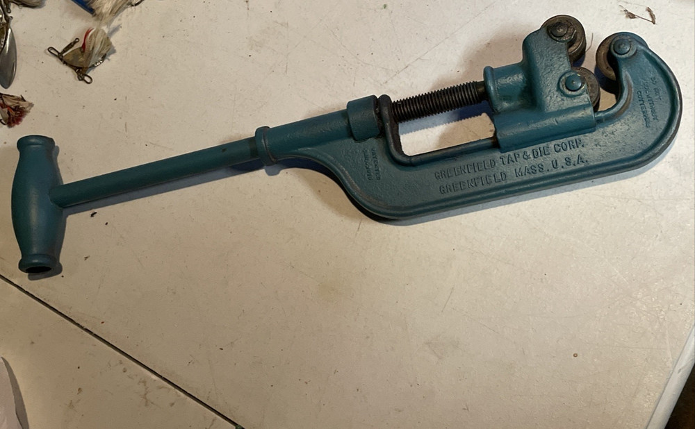 Vintage GTD Pipe Cutter N0. 2 Greenfield Tap & Die Corp 1/8&Prime; &ndash; 2&Prime; FAST SHIPPING!