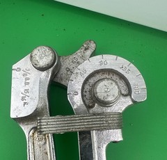 Preowned RIDGID NO. 396 Tube Tubing Bender 3/8&Prime; O.D. 15/16&Prime; Radius Made in USA.