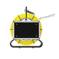 50M Sewer Pipe Inspection Camera w/ Meter Counter 7mm Cable Video Borescope 10&Prime;
