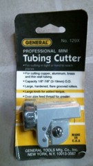 General Tools 129X Mini Tubing Cutter 1/8-7/8&Prime; 3-22mm, Free Shipping