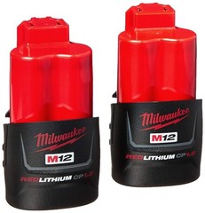 Milwaukee 2473-22 M12 Force Logic Press tool 1/2&Prime; &ndash; 1&Prime; Kit Black, Red