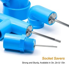 3PCS PVC Pipe Reamer Set for Professional Plumber, Fitting Saver in Size&hellip;