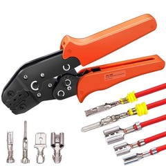 Twidec/Wire Crimping Pliers 26-16AMG Wire Tools with Black