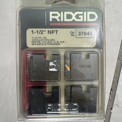 Ridgid 37845 1-1/2&rdquo; Die For O-R, 11R, OO-R, 111R, 12-R, 30-A, And 31-A Threaders